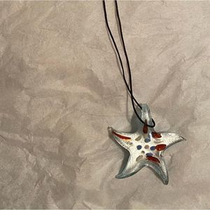 Pendant, necklace, starfish